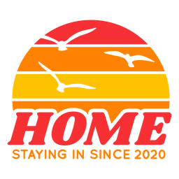 Insignia de vivienda desde 2020 Diseño PNG