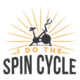 I do the spin cycle badge Transparent PNG