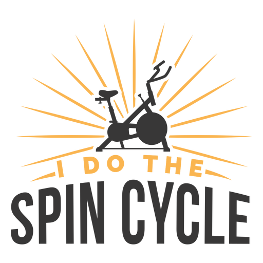 I do the spin cycle badge PNG Design