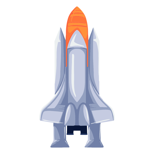 Illustration space rocket PNG Design