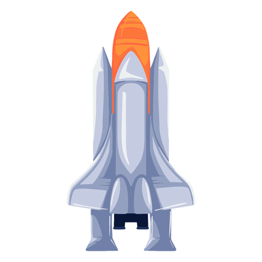 Ilustración de cohete espacial Diseño PNG