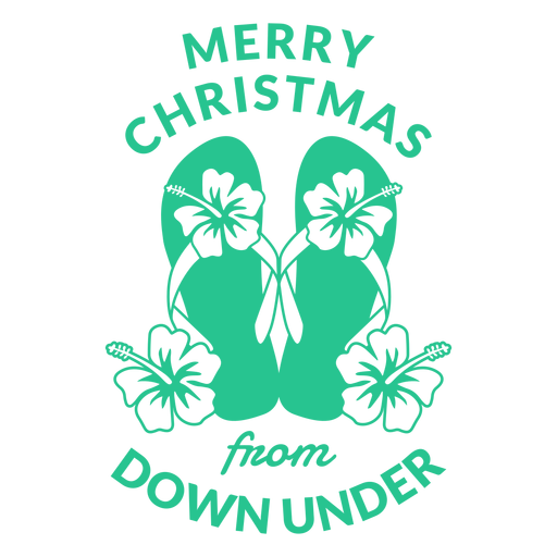 Merry christmas from down under badge