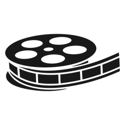 Alte Filmrolle schwarz PNG-Design