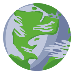 Ilustração do planeta terra Desenho PNG