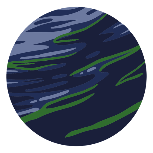 Planet Neptun Illustration PNG-Design