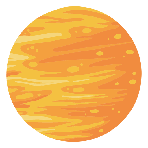 Planet Venus Illustration PNG-Design