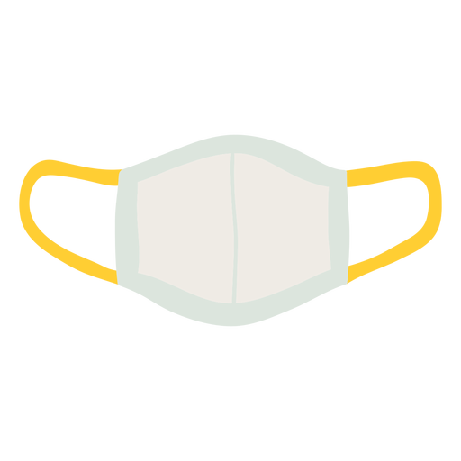 Reusable facemask flat PNG Design