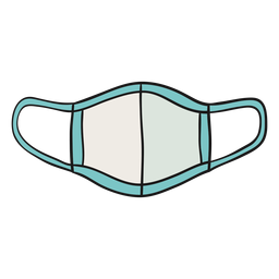 Ilustración de mascarilla reutilizable Transparent PNG