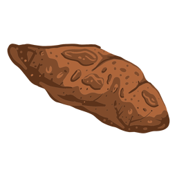 Ilustración de la órbita de un asteroide de roca Diseño PNG