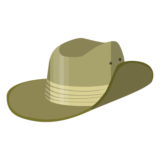 Ilustración de sombrero de safari Diseño PNG