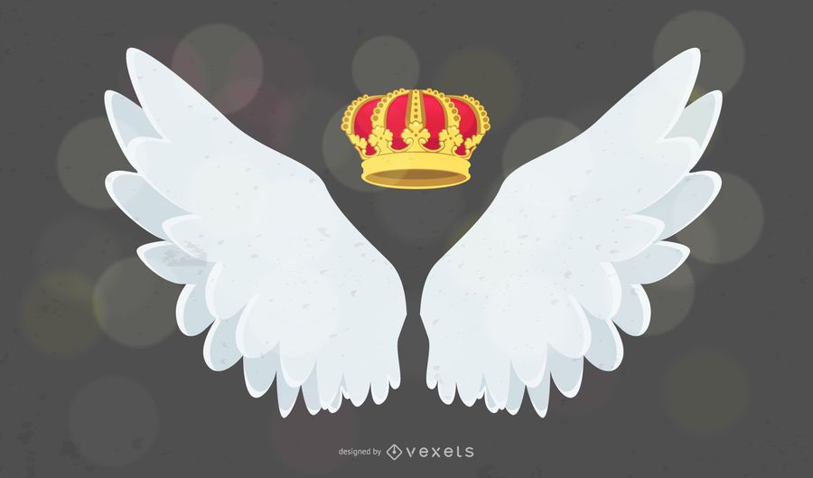 Fashion Wings and Crown Fashion Wings and Crown