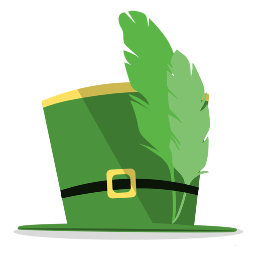 Download Saint patricks hat feathers illustration - Transparent PNG ...