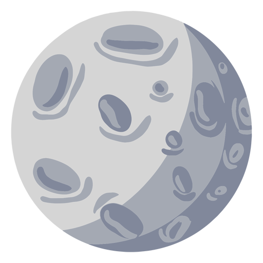 Ilustração de lua de satélite Desenho PNG