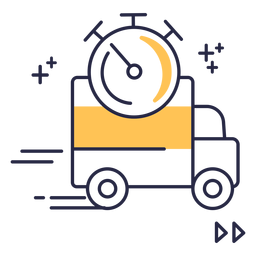 Ícone de entrega de remessa Desenho PNG