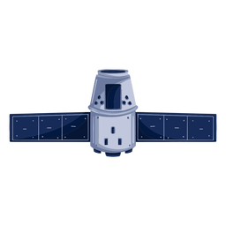 Ilustración de satélite artificial espacial Diseño PNG