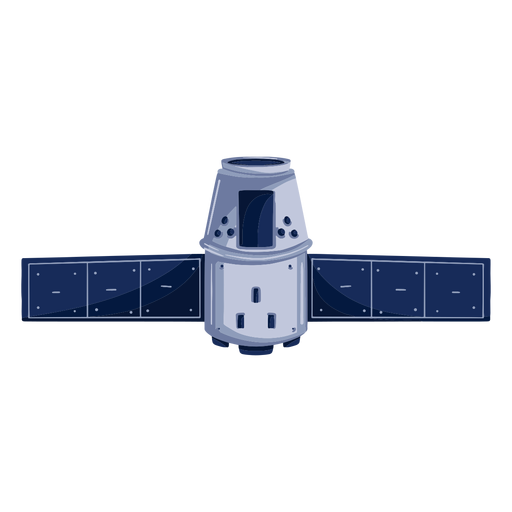 Weltraum künstliche Satellitenillustration PNG-Design