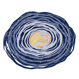 Ilustração da galáxia espacial Desenho PNG