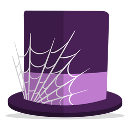 Ilustração de chapéu de teia de aranha Desenho PNG