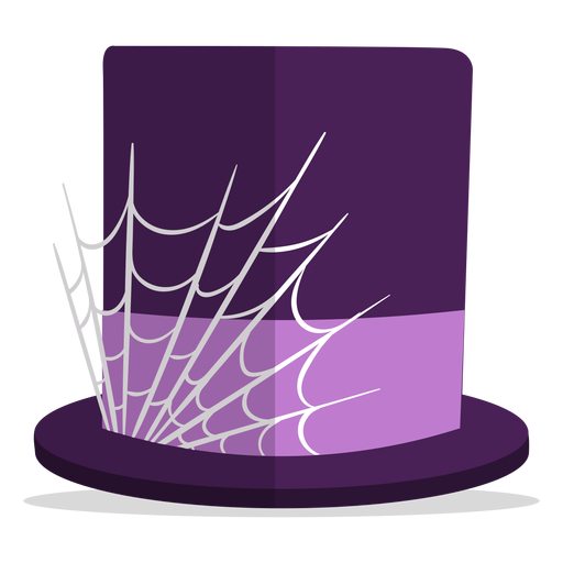 Ilustração de chapéu de teia de aranha