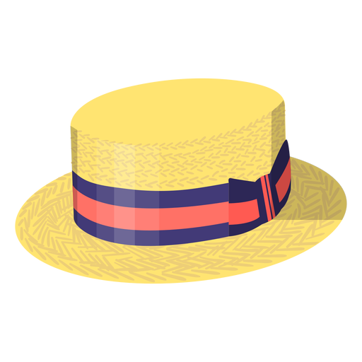 Summer vintage hat illustration PNG Design
