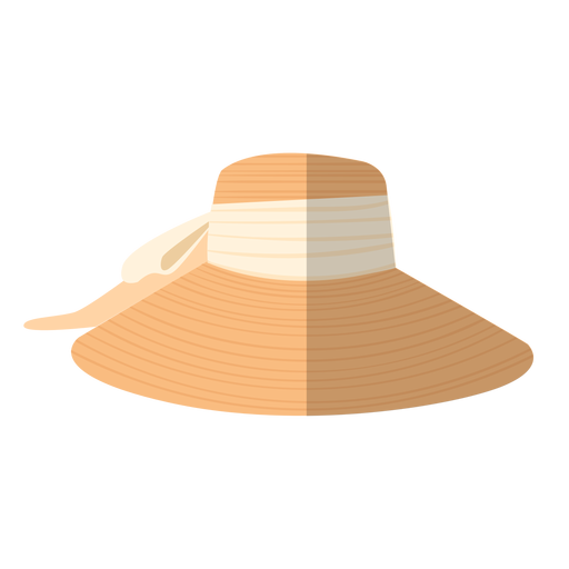 Ilustração de chapéu de mulher de verão Desenho PNG