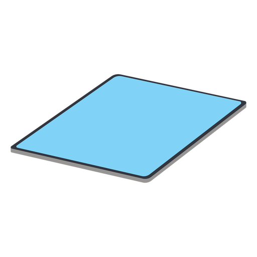Breite Tablette isometrisch PNG-Design