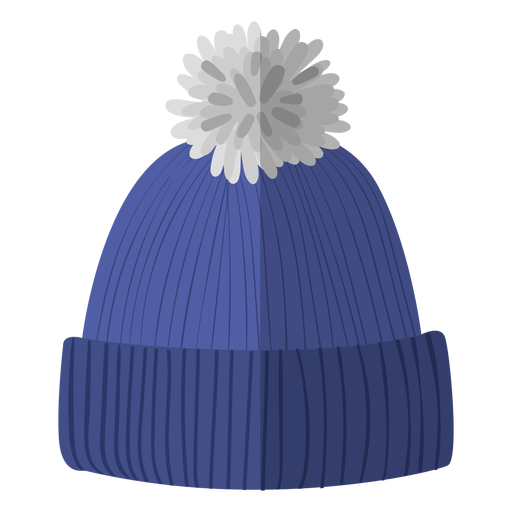 Winter beanie hat illustration