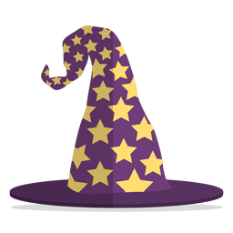 Ilustración de sombrero de mago Diseño PNG
