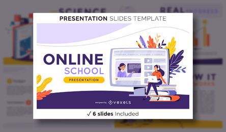 Online School Presentation Template Online School Presentation Template