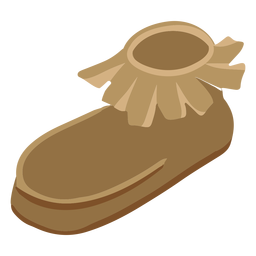 Botas aztecas isométricas Diseño PNG