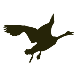 Asas de ganso batendo e buzinando Desenho PNG