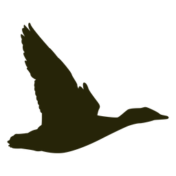 Ganso caçando com as asas voltadas para cima Desenho PNG
