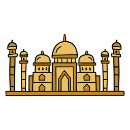 India Tajmahal Illustration PNG & SVG Design For T-Shirts India Tajmahal Illustration PNG & SVG Design For T-Shirts
