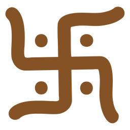 Símbolos indianos suástica Desenho PNG