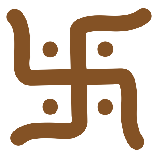 Indische Symbole Hakenkreuz PNG-Design