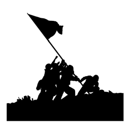 Iwo Jima Denkmal PNG-Design