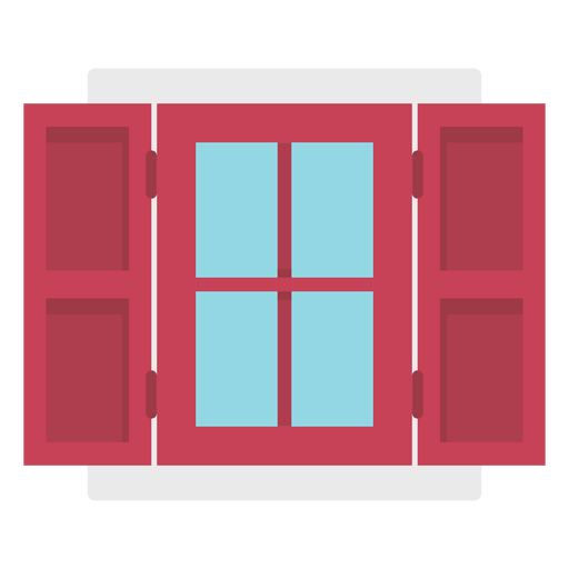 Fenstersturm flach PNG-Design