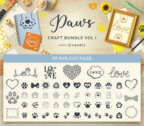 Animal Paws Craft Bundle Vol I Animal Paws Craft Bundle Vol I