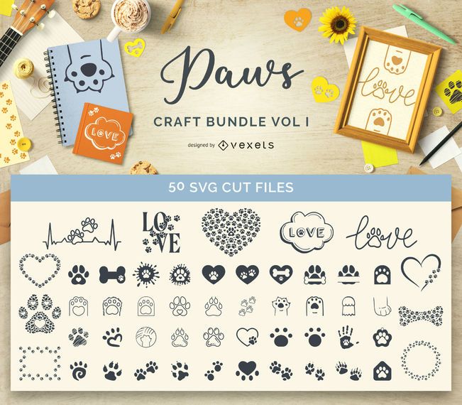 Animal Paws Craft Bundle Vol I Animal Paws Craft Bundle Vol I