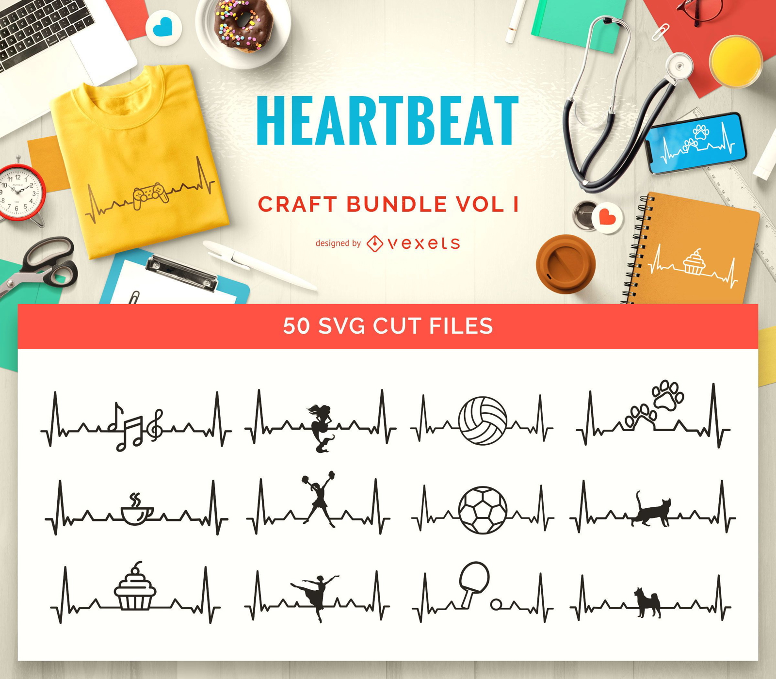 Pacote de artesanato Heartbeat Passions Vol I
