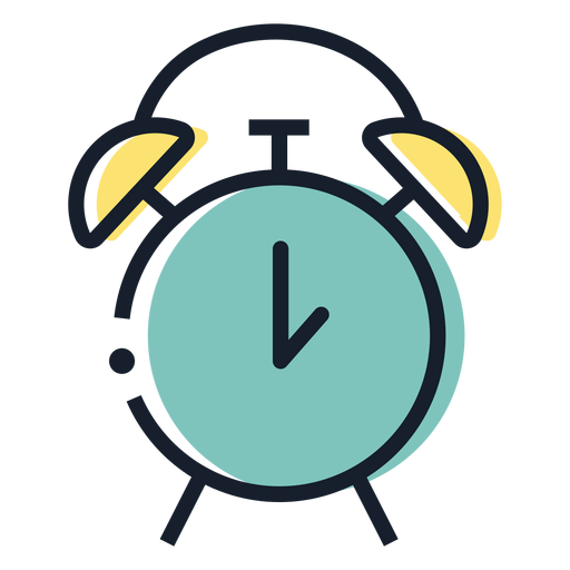 Alarm clock stroke icon despertador