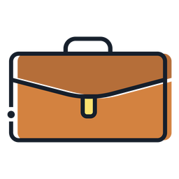 Icono de trazo de maleta de ceja Diseño PNG