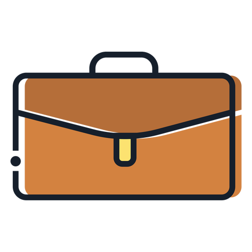 Icono de trazo de maleta de ceja Diseño PNG