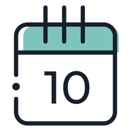 Kalenderstrichsymbol PNG-Design