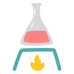 Matraz de química de calefacción plana