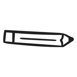 Classic pencil stroke PNG Design