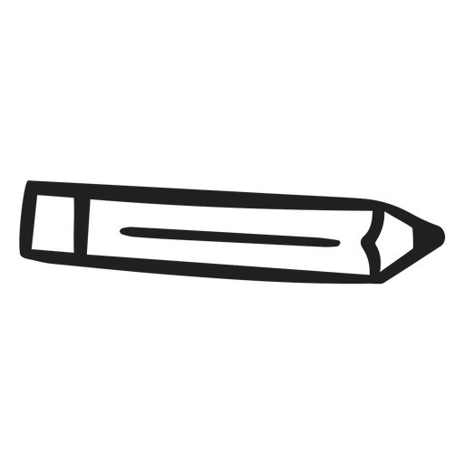 Klassischer Bleistiftstrich PNG-Design