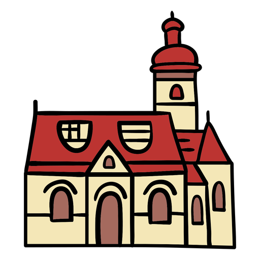 Mão de igreja croata desenhada Desenho PNG