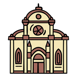 Ilustração de igreja croata Desenho PNG
