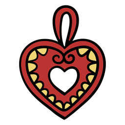 Croatian heart dish illustration